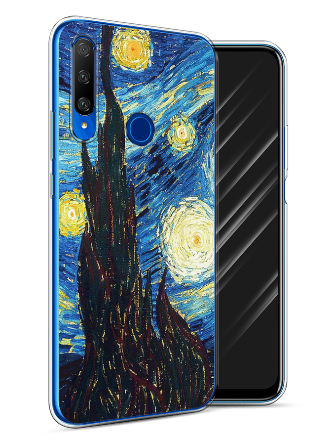

Чехол Awog на Honor 9X Premium "Ван Гог Звездная ночь", Разноцветный, 610650-9