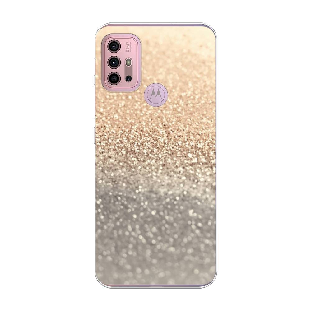 

Силиконовый чехол "Песок золотой рисунок" на Motorola Moto G30