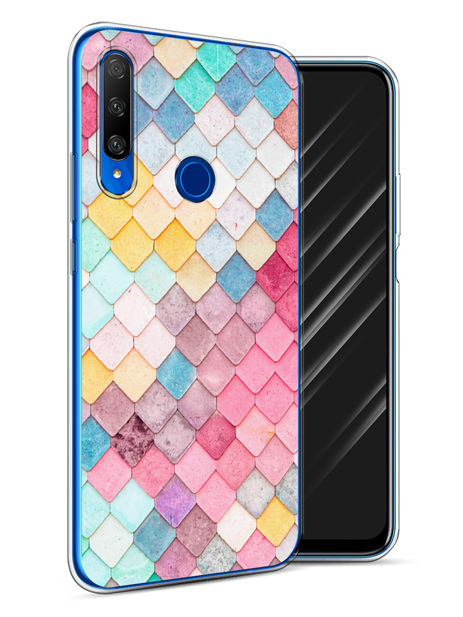 

Чехол Awog на Honor 9X Premium "Нежные ромбики", Разноцветный, 610650-4