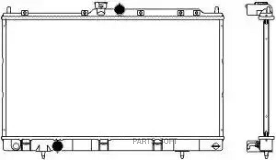 

Радиатор Mitsubishi Lancer 00-13 33211014 Sakura арт. 33211014