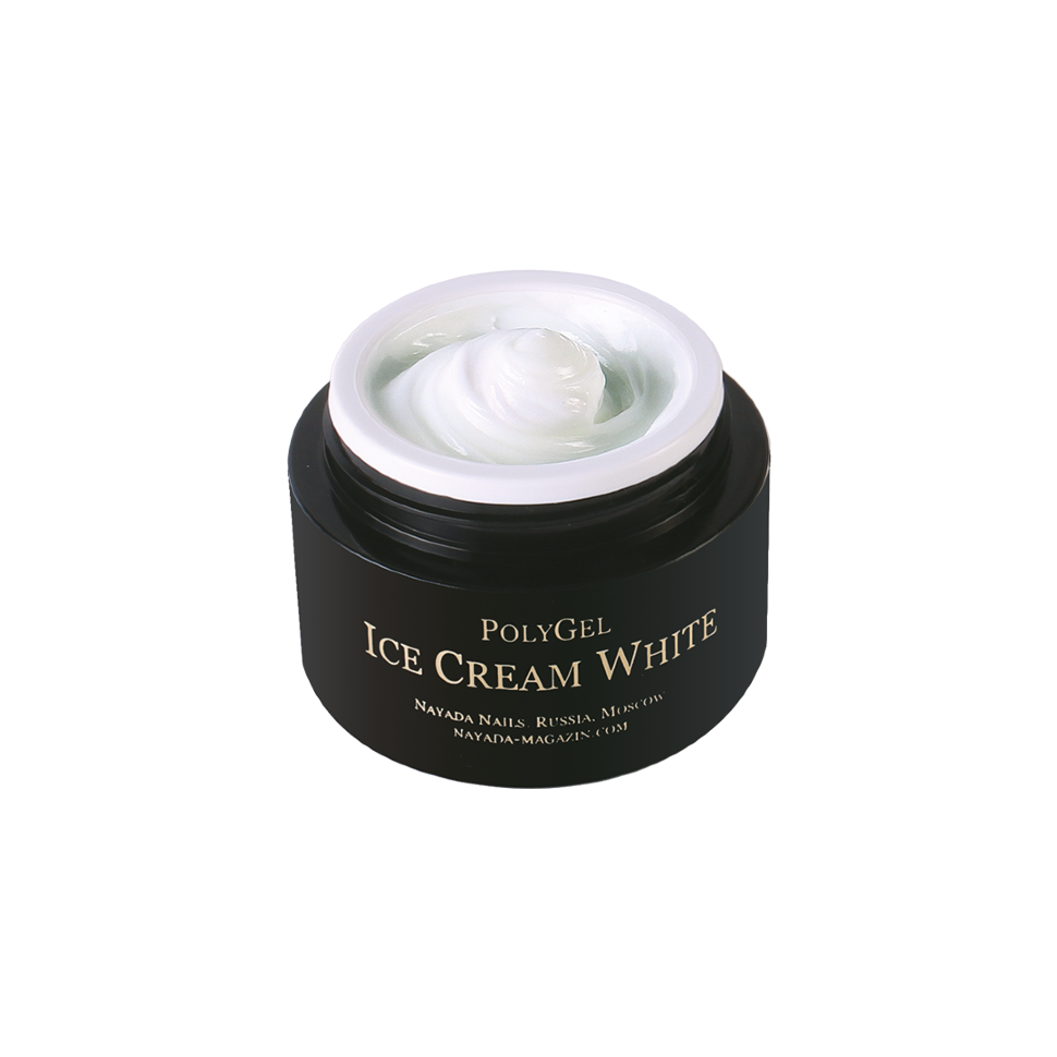 

Полигель для наращивания ногтей Nayada Ice Cream White 20 г, Ice Cream White