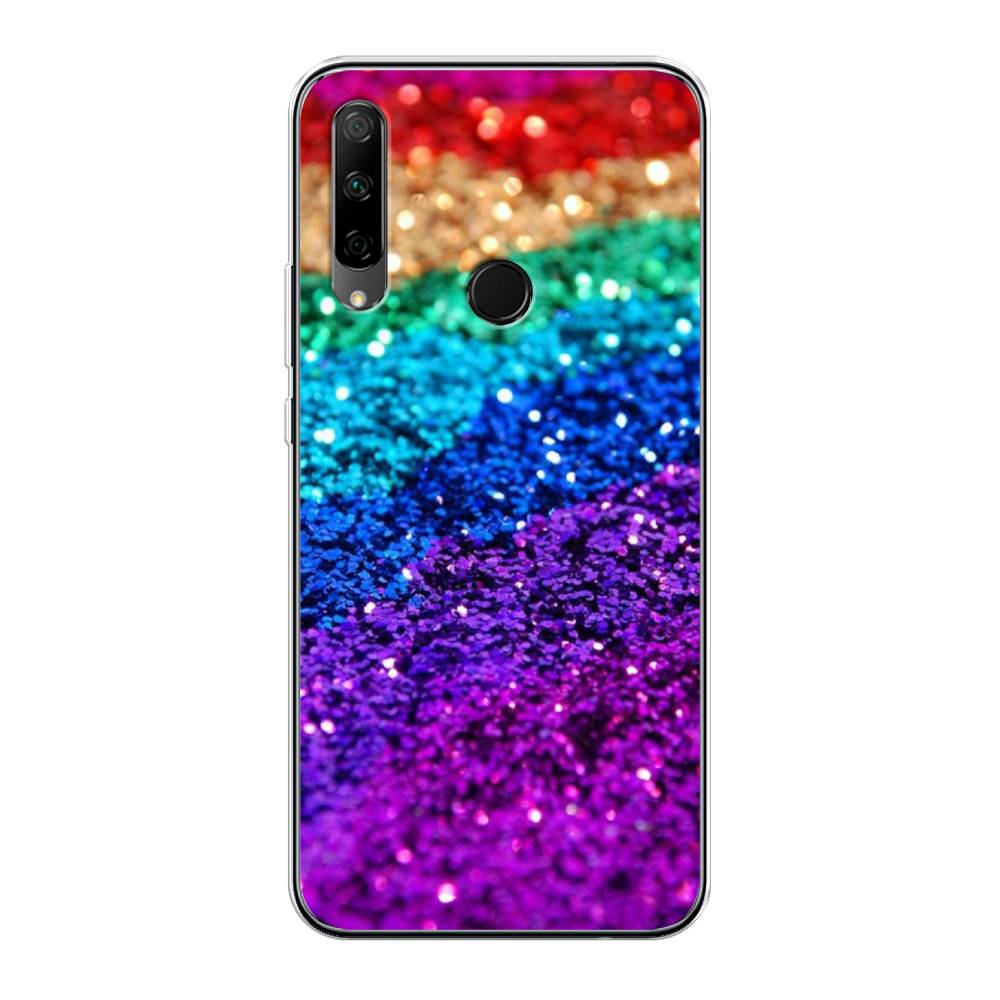 

Чехол Awog на Honor 9X Premium "Блестящая радуга рисунок", Разноцветный, 610650-3