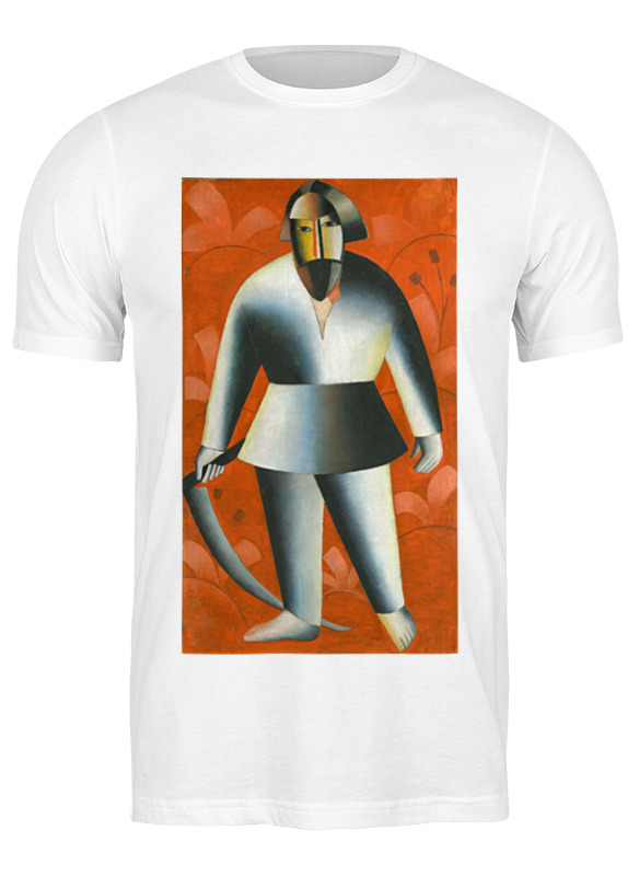 

Футболка мужская Printio Косарь (казимир малевич) белая 2XL, Белый, Косарь (казимир малевич)