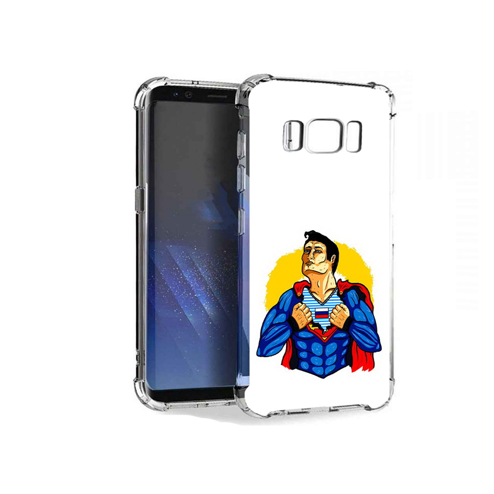

Чехол MyPads Tocco для Samsung Galaxy S8+ русский супермен, Tocco