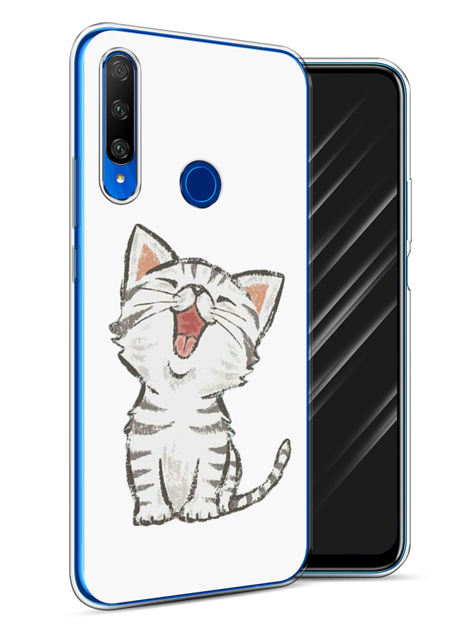 

Чехол Awog на Honor 9X Premium "Котенок рисованный", Разноцветный, 610650-1