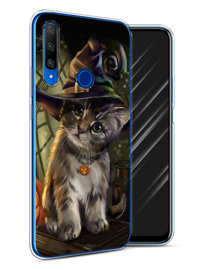 

Чехол Awog на Honor 9X Premium "Кот на Хэллоуин", Разноцветный, 610650-2