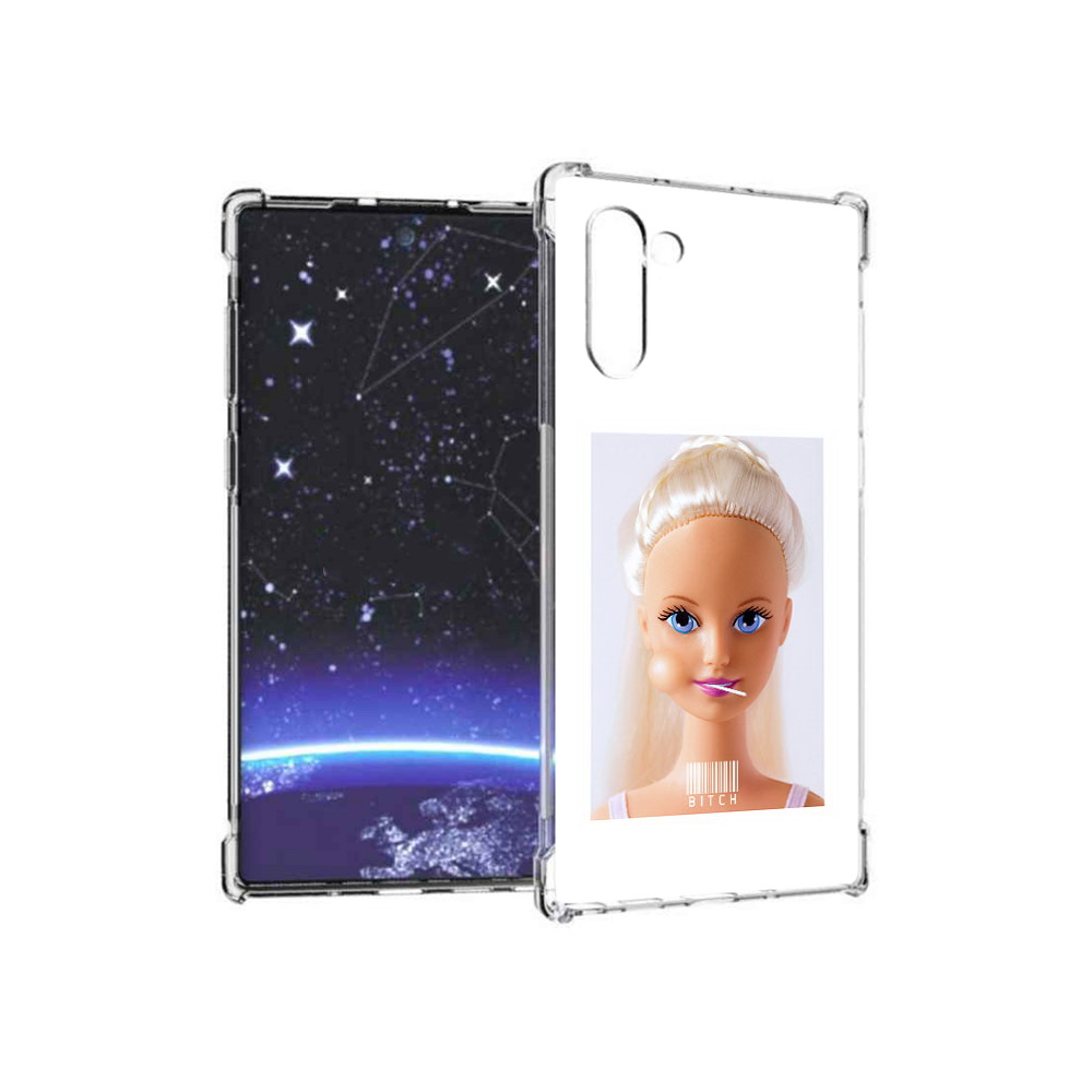 

Чехол MyPads Tocco для Samsung Galaxy Note 10 барби (PT135782.511.226), Прозрачный, Tocco