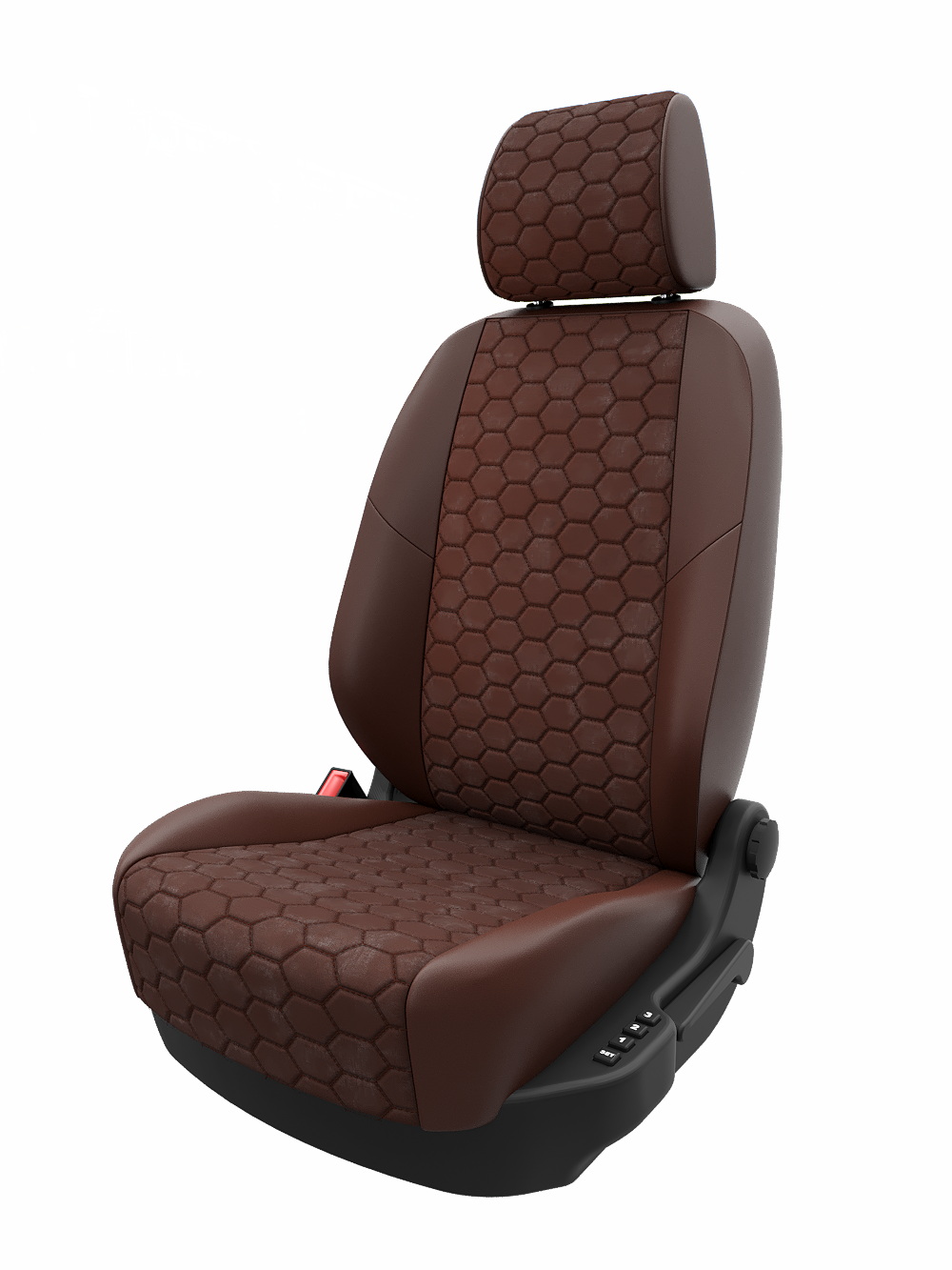 

Чехлы Автодруг для Киа Рио X-line коричневый алькантара соты A0296D102, 329