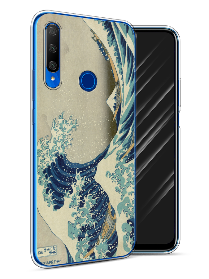 

Чехол Awog на Honor 9X Premium "Большая волна в Канагаве", Разноцветный, 610650-9