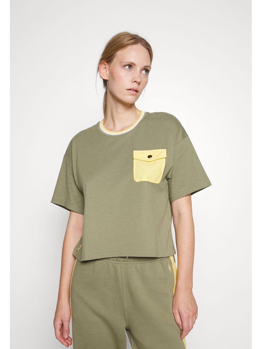 

Футболка женская Polo Ralph Lauren PO221D0DX зеленая M, Зеленый, PO221D0DX