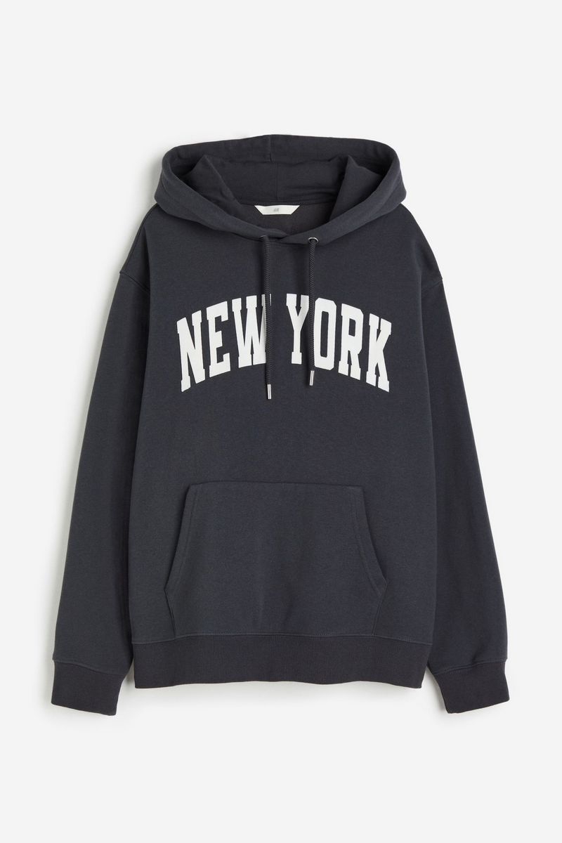 

Худи женское H&M 1099646 серое 2XL, Серый, 1099646