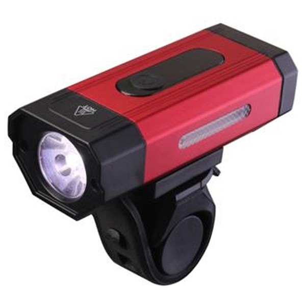 фото Велосипедный фонарь передний stg fl1636 черный/красный