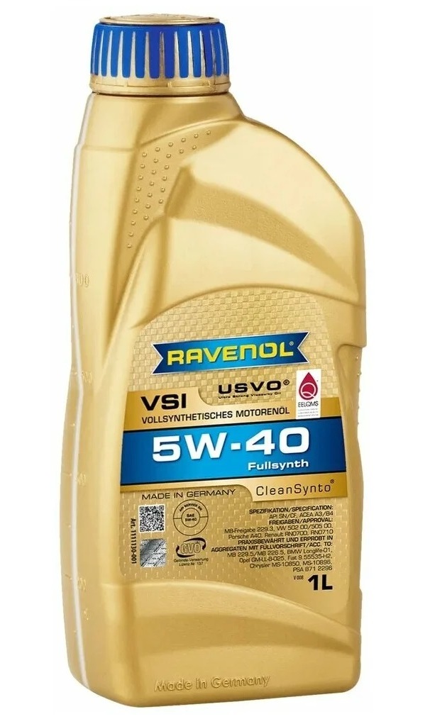 фото Ravenol моторное масло 5w-40 1л vsi синтетика 1шт