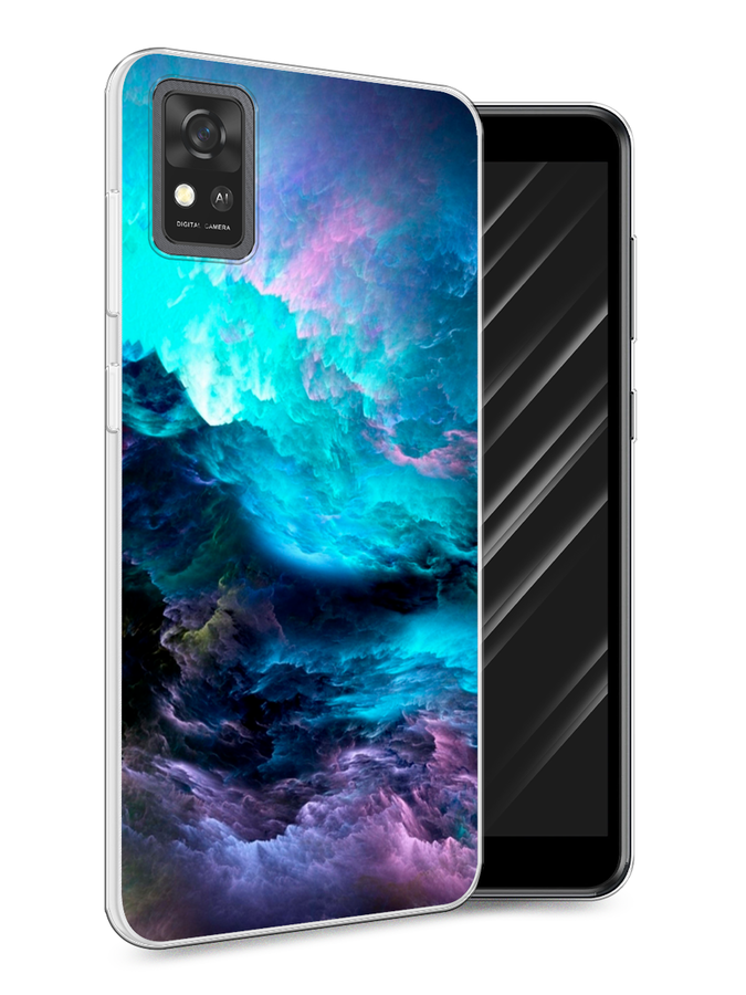 

Чехол Awog на ZTE Blade A31 / ЗТЕ Блэйд A31 "Бирюзовое небо", Разноцветный, 134650-4