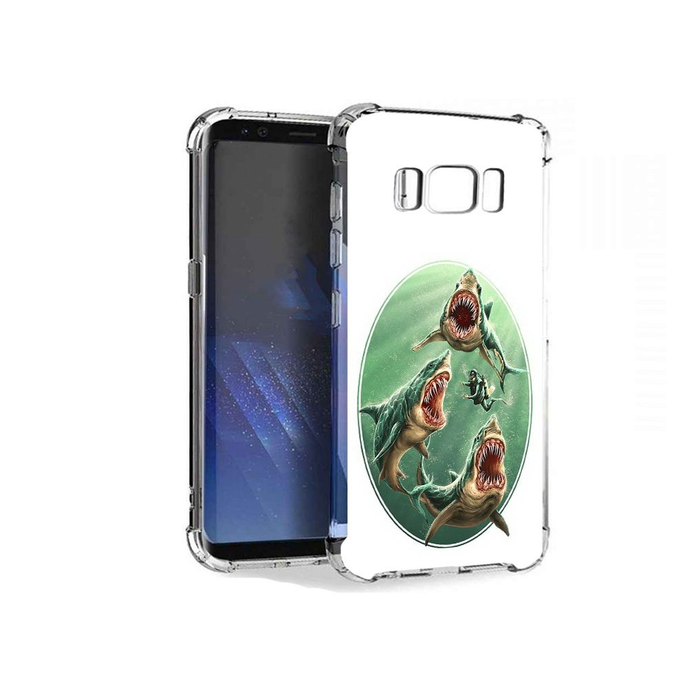 

Чехол MyPads Tocco для Samsung Galaxy S8+ синяя бездна, Tocco