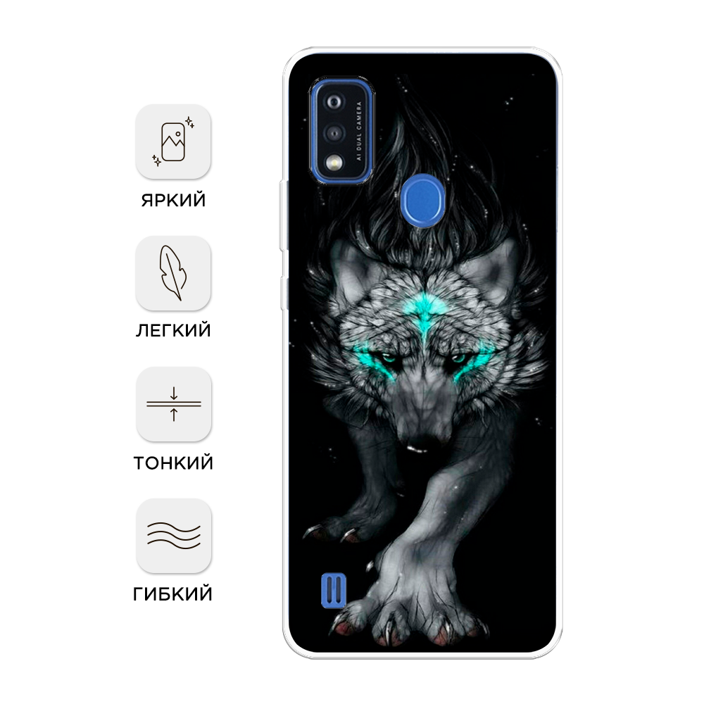 

Чехол Awog на ZTE Blade A51 / ЗТЕ Блэйд A51 "Бирюзовое небо", Разноцветный, 134550-4
