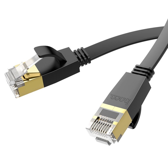

Патч-корд Hoco RJ45-RJ45 вилка-вилка 20м (9881468) черный, Чёрный, US07 Gigabit Ethernet