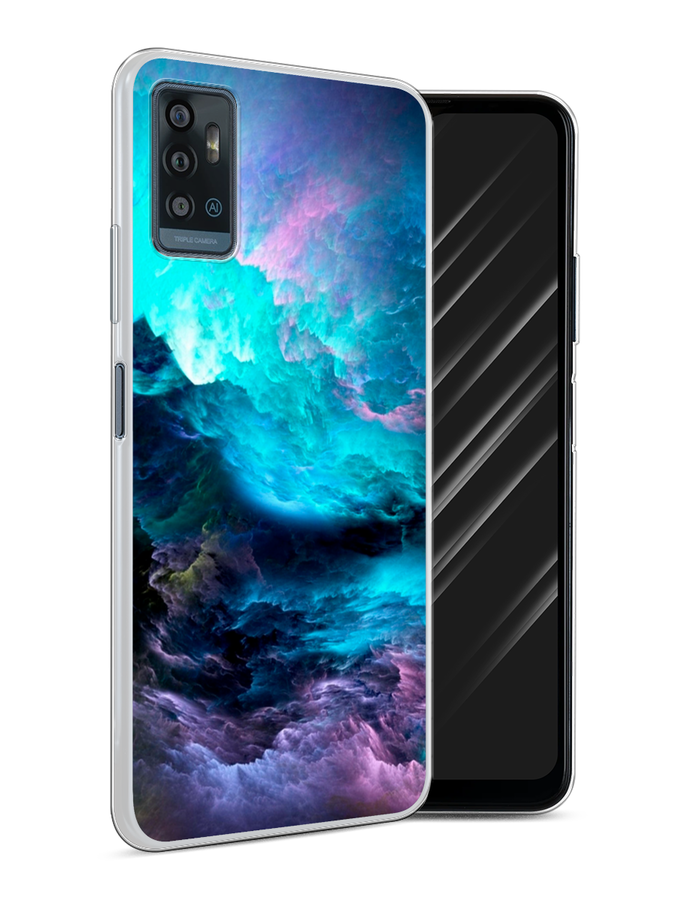 

Чехол Awog на ZTE Blade A71 / ЗТЕ Блэйд A71 "Бирюзовое небо", Разноцветный, 134450-4