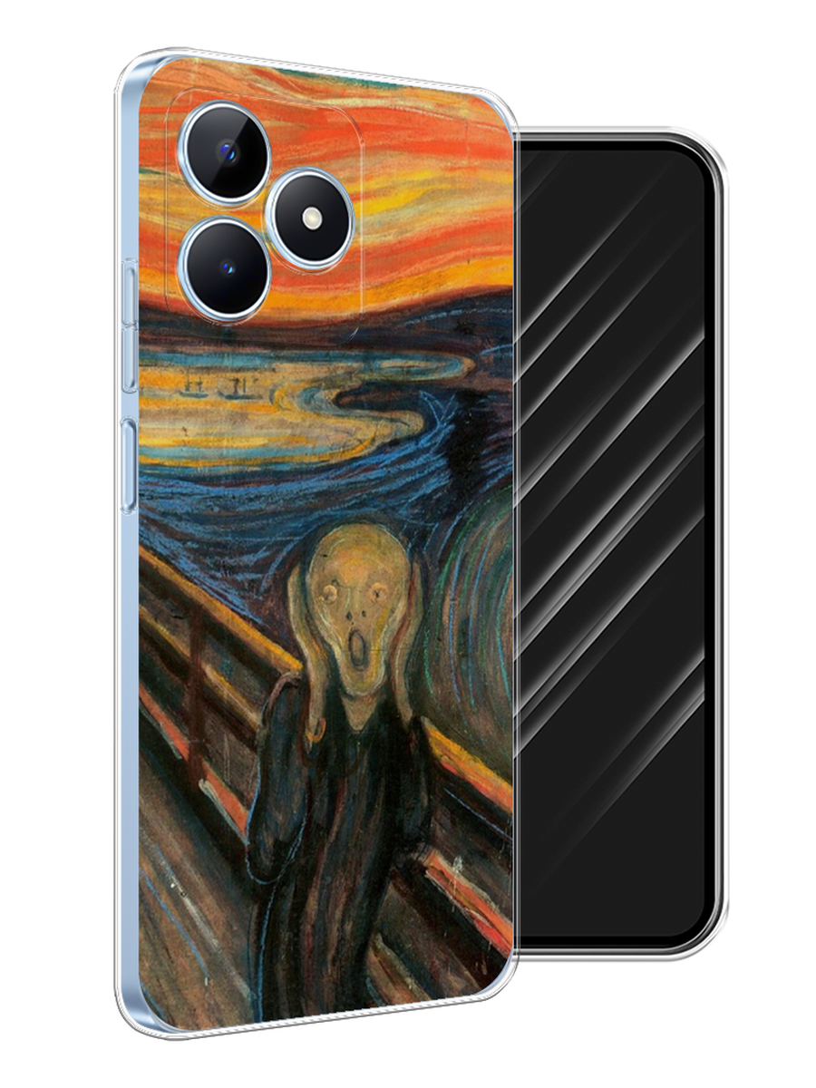 

Чехол Awog на Realme C60 "Крик", Оранжевый;синий;серый, 2516550-1