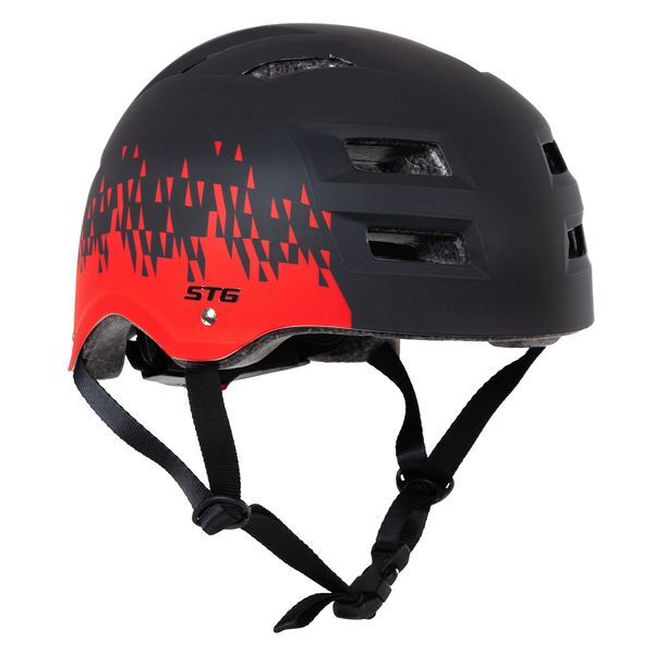Велосипедный шлем STG MTV1 Dozer, black/red, S INT