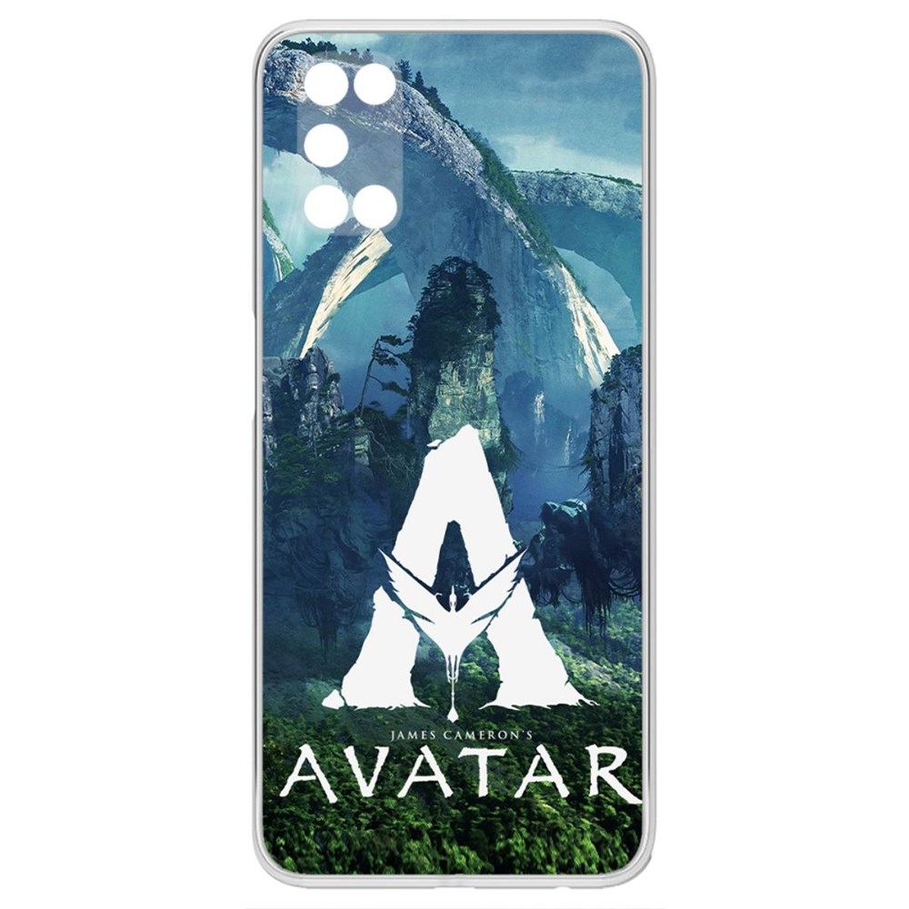 

Чехол-накладка кейс Аватар - Белое лого для Oppo A52