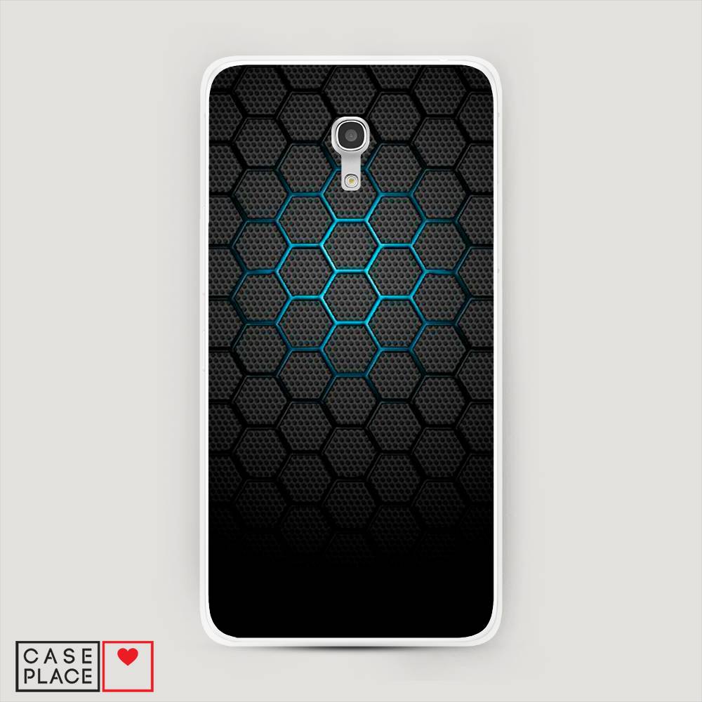 

Чехол Awog на Alcatel Pixi 4 (5) 5045D / Алкатель Pixi 4 (5) 5045D "Бирюзовые соты", 170250-3