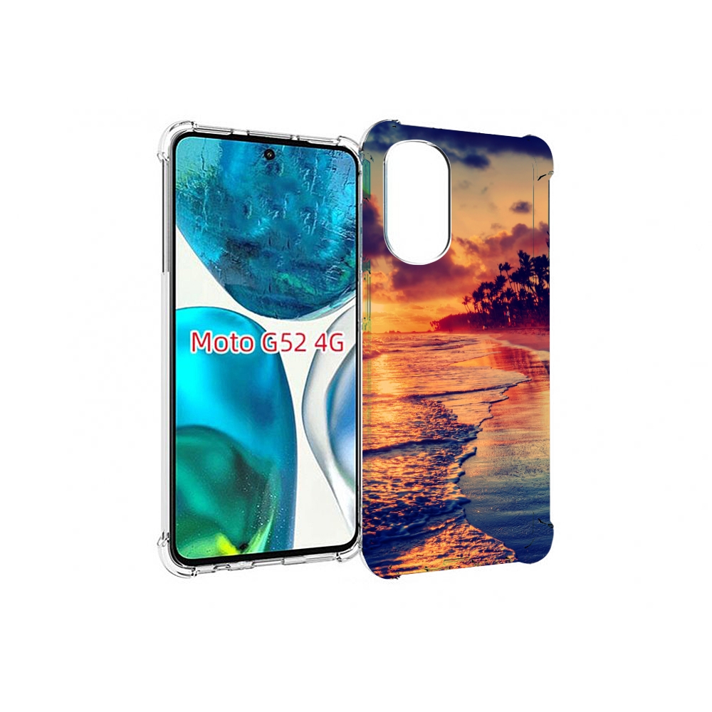

Чехол MyPads Берег для Motorola Moto G82 / Moto G52, Прозрачный, Tocco