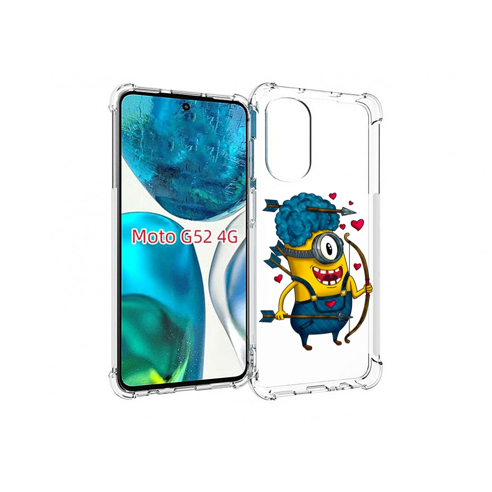 

Чехол MyPads Миньон купидон для Motorola Moto G82 / Moto G52, Прозрачный, Tocco