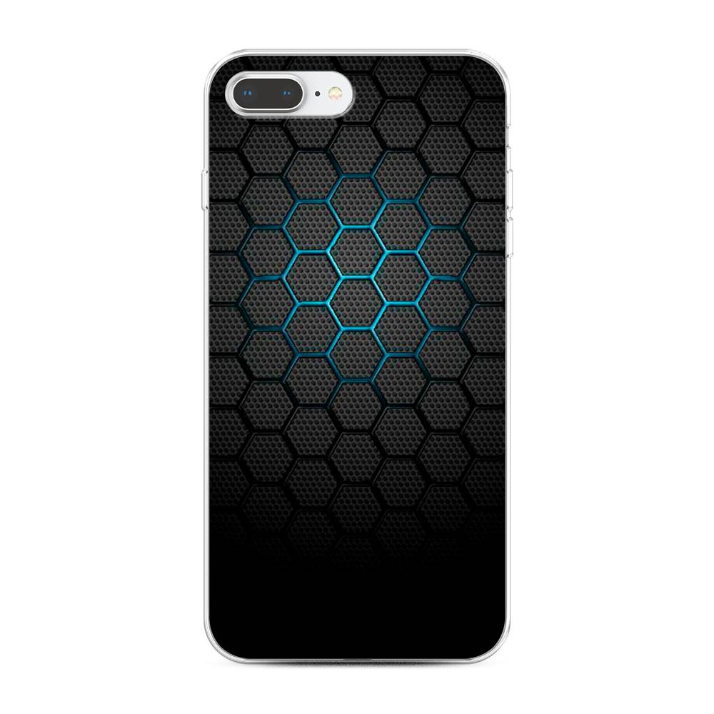 

Чехол Awog на Apple iPhone 8 Plus / Айфон 8 Plus "Бирюзовые соты", Разноцветный, 10950-3