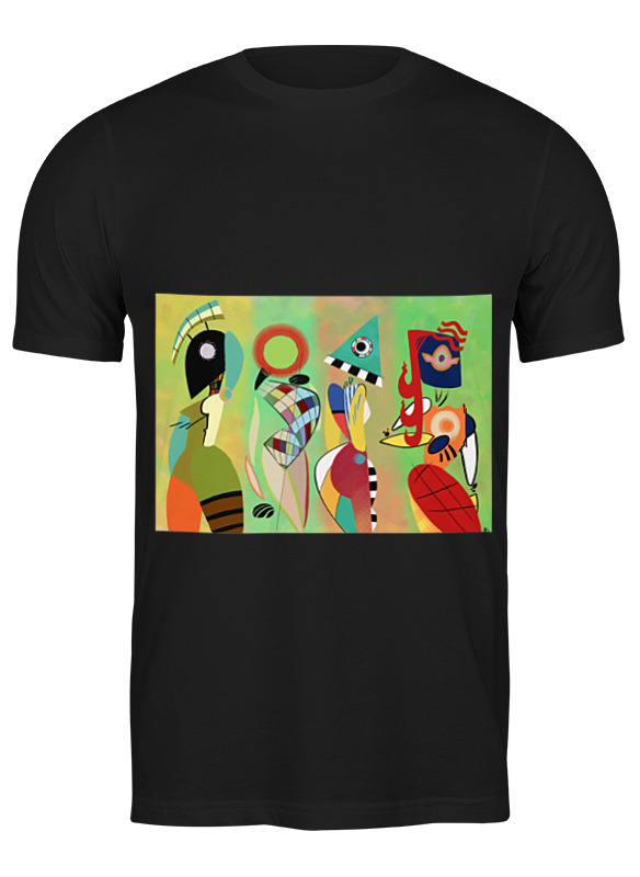 

Футболка мужская Printio Las musas (василий кандинский) черная XL, Черный, Las musas (василий кандинский)