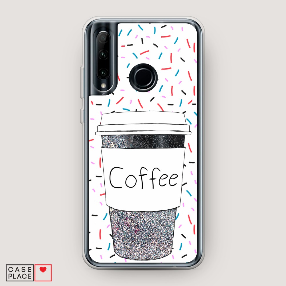 

Чехол Awog на Honor 10i/20 lite 2019/P Smart Plus 2019 "Coffee прозрачный стакан", Разноцветный, 68991-1