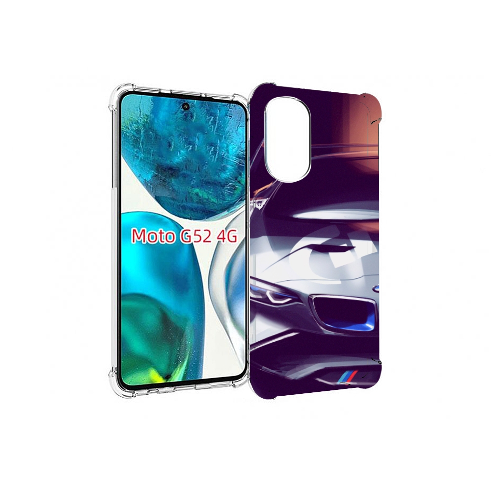 

Чехол MyPads Бэмвэ мужской для Motorola Moto G82 / Moto G52, Прозрачный, Tocco