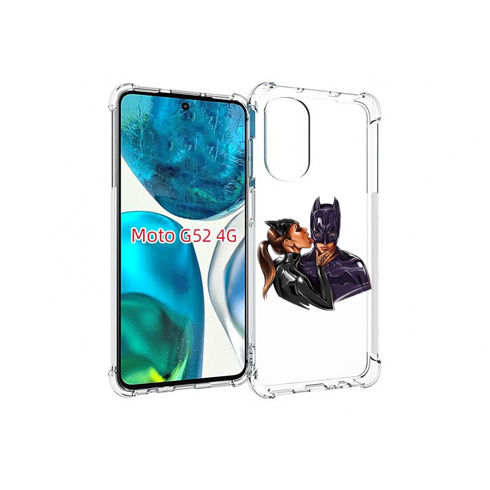 

Чехол MyPads Бэтман для Motorola Moto G82 / Moto G52, Прозрачный, Tocco