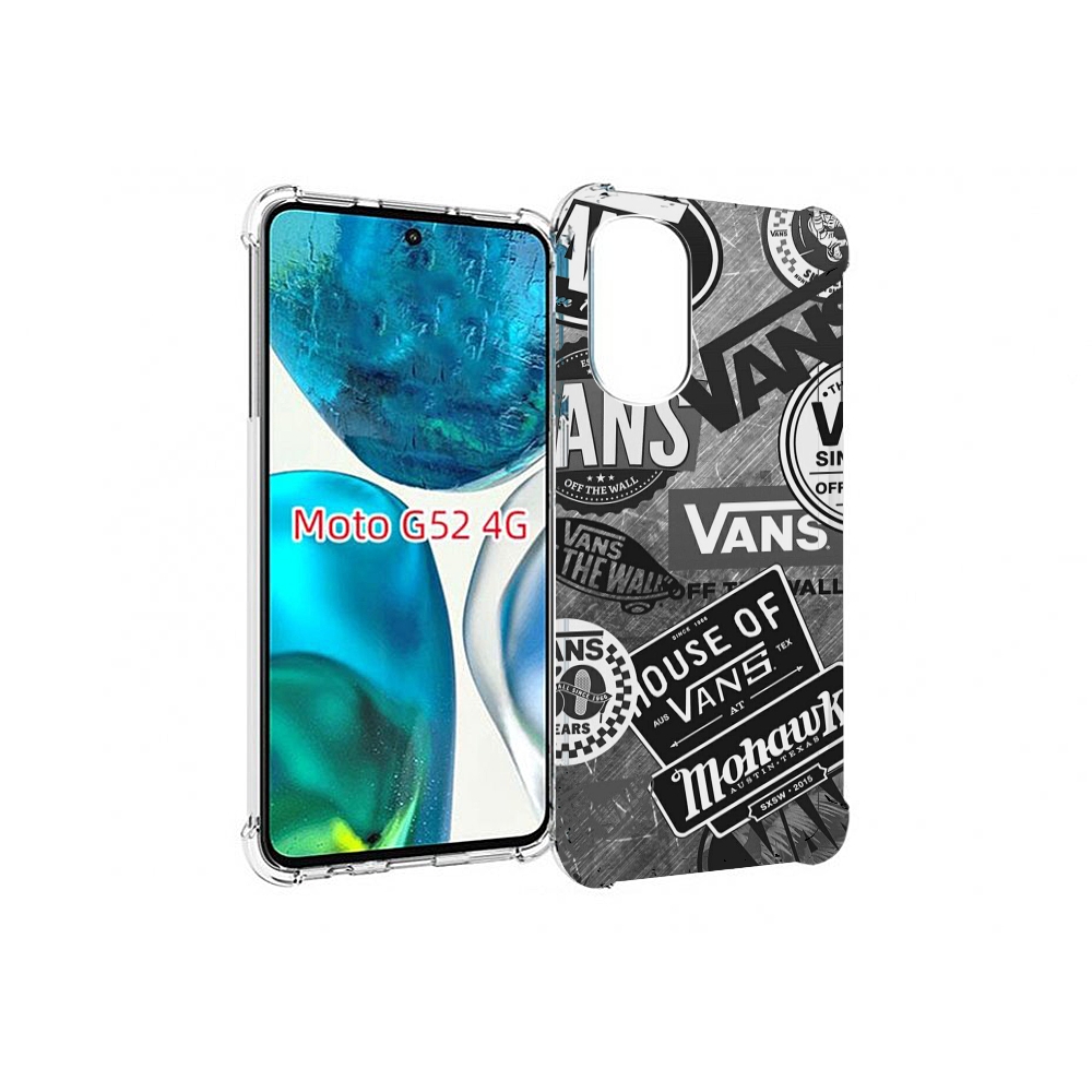 

Чехол MyPads Ванс-постер для Motorola Moto G82 / Moto G52, Прозрачный, Tocco