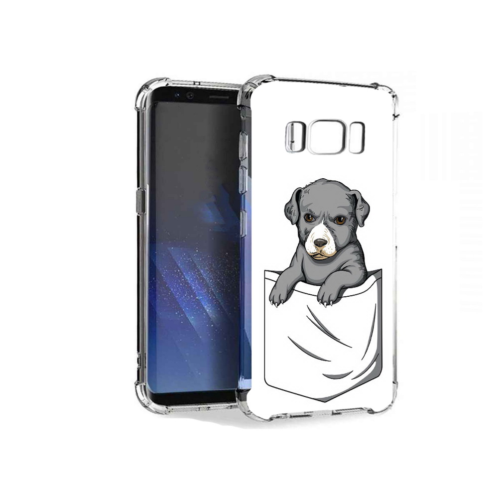 

Чехол MyPads Tocco для Samsung Galaxy S8+ собачка в кармане, Tocco