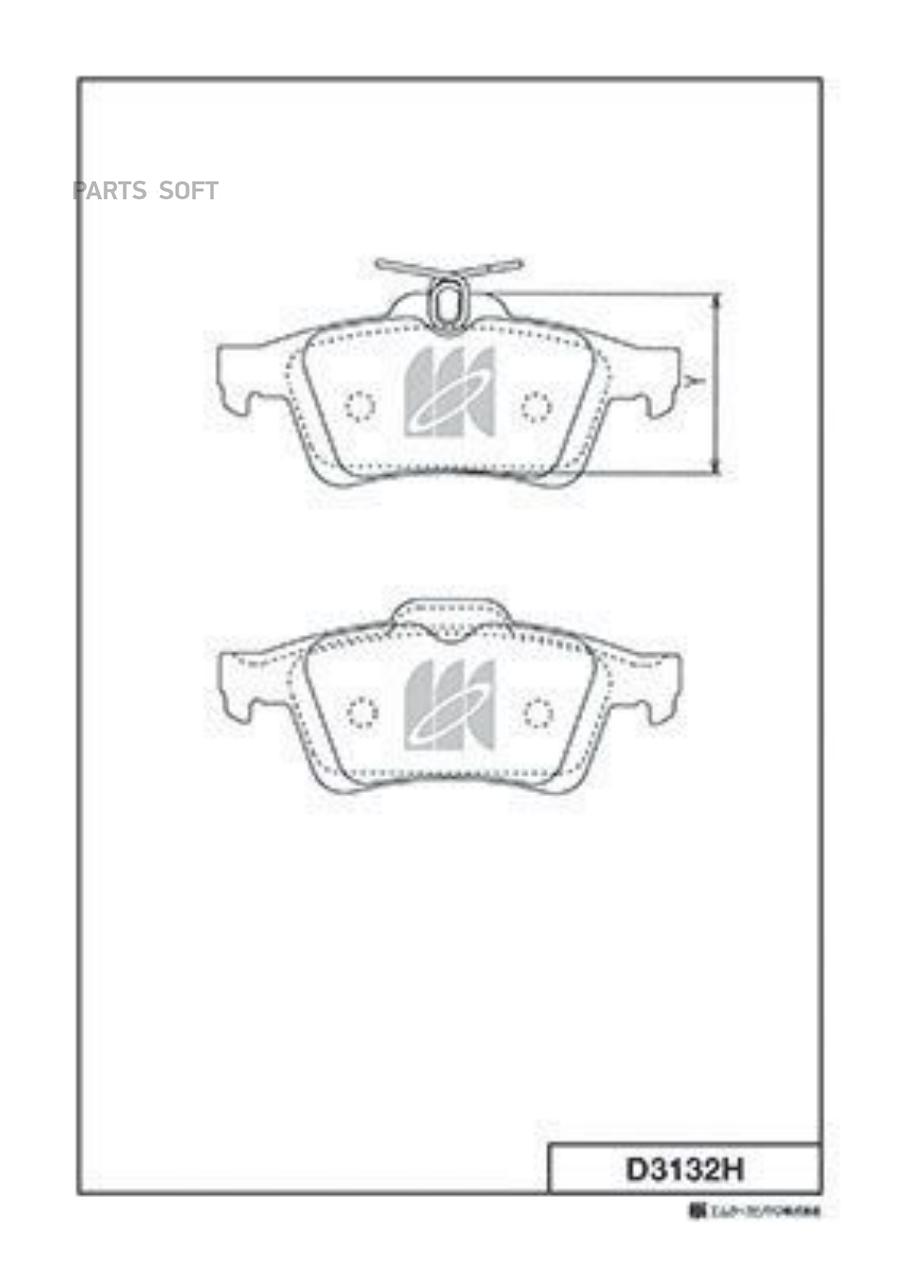 

Колодки Тормозные Mazda Axela/Mz3 Bk# 03-, Premacy/Mz5 Cr# 05-; Nissan Primera P12e 02- Ka
