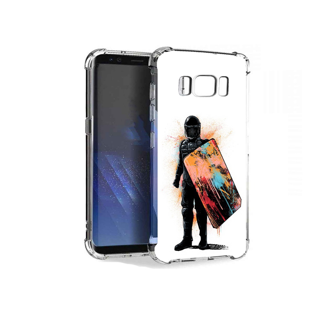 

Чехол MyPads Tocco для Samsung Galaxy S8+ солдат с красочным щитом, Tocco