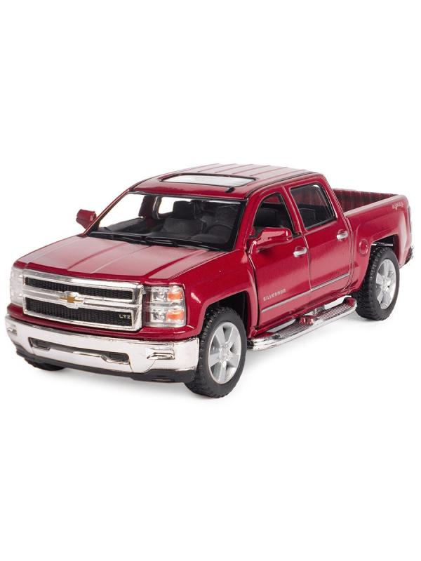 

Машинка металлическая Chevrolet Silverado красный