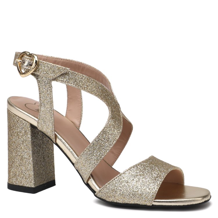 

Босоножки женские Love Moschino JA16118G золотистые 40 EU, Золотистый, JA16118G