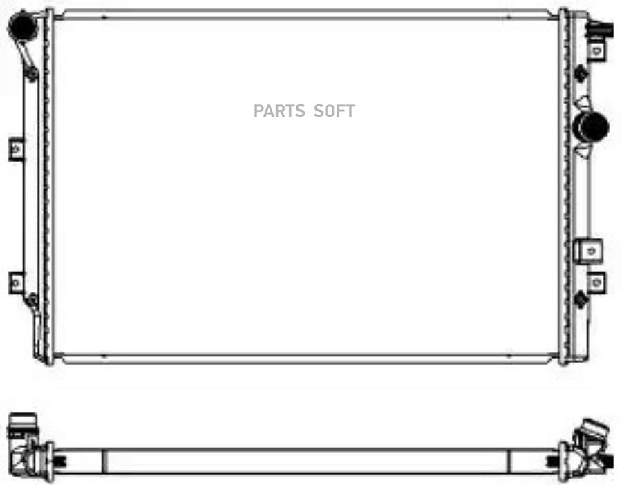 

Радиатор Охлаждения Двигателя Sakura арт. 34718502