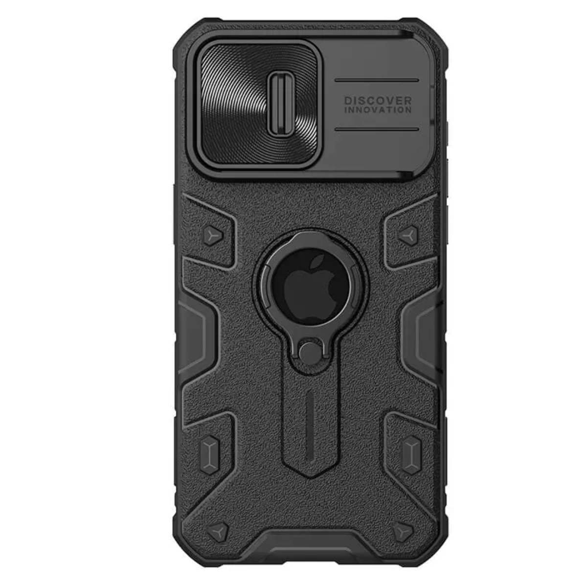 

Противоударный чехол с кольцом Nillkin CamShield Armor Case для iPhone 15 Pro Max, черный, CamShield Armor Case