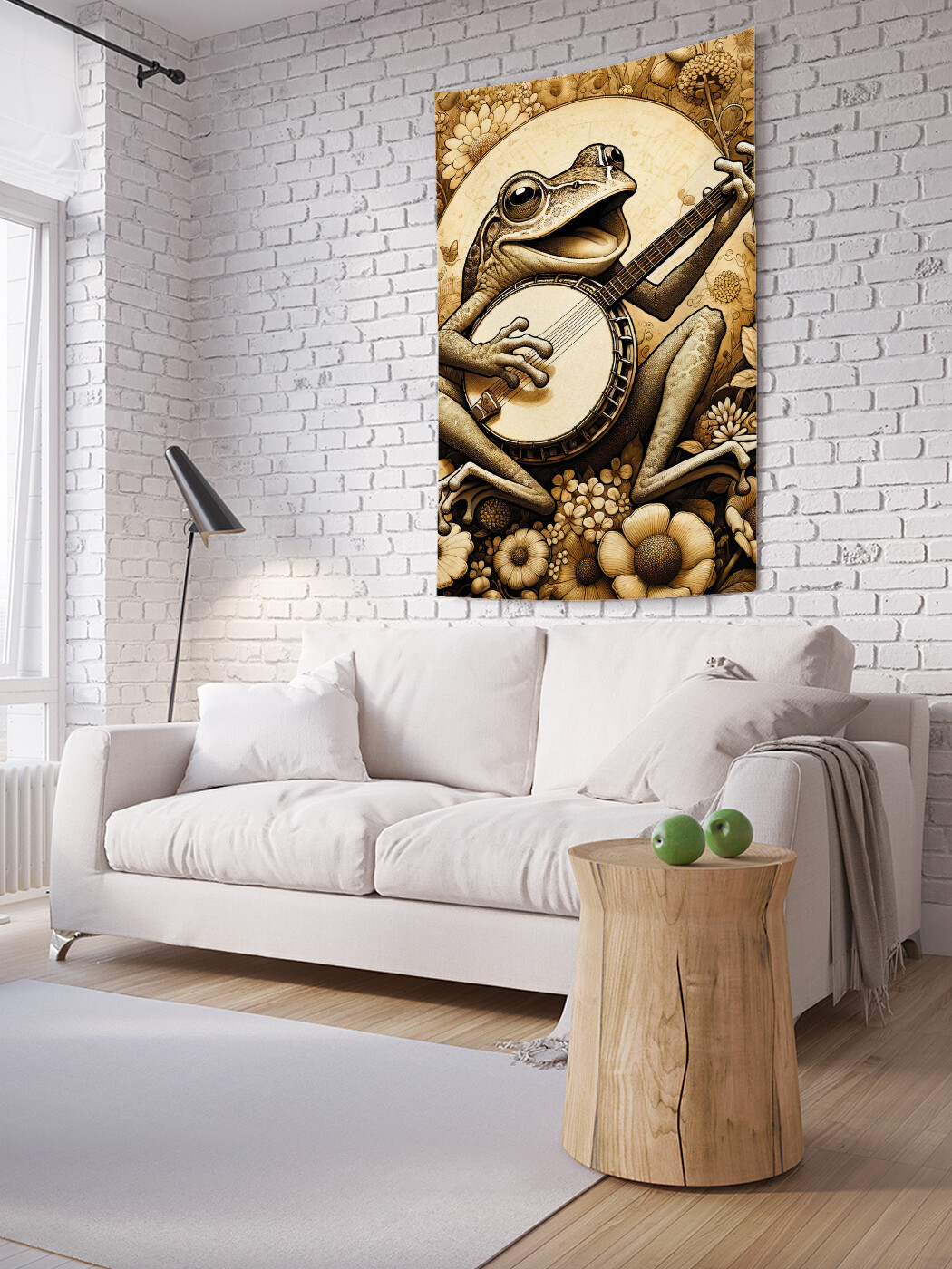 

Фотопанно JoyArty Поющая лягушка 100х150, tp_sd1391_100x150