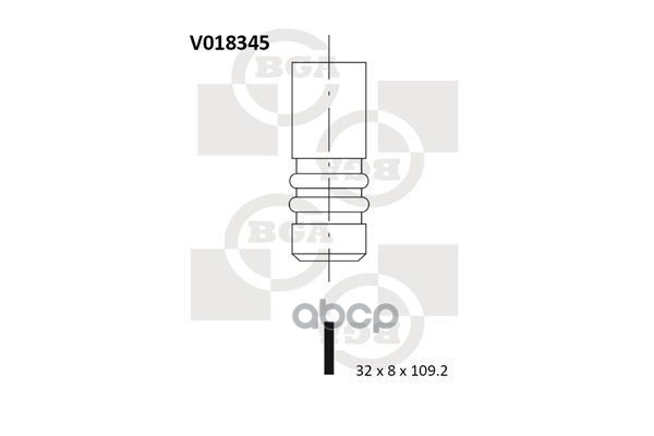 

BGA 'V018345 Клапан двигателя 1шт