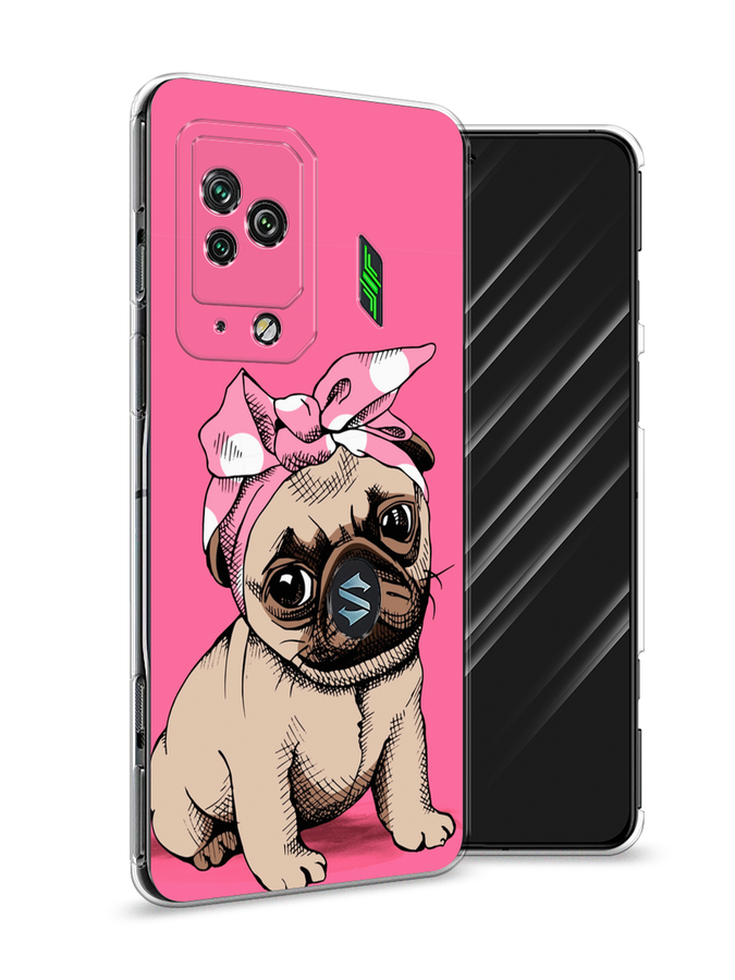 

Чехол Awog на Xiaomi Black Shark 5 Pro "Dog Pin-Up", Разноцветный, 314150-2