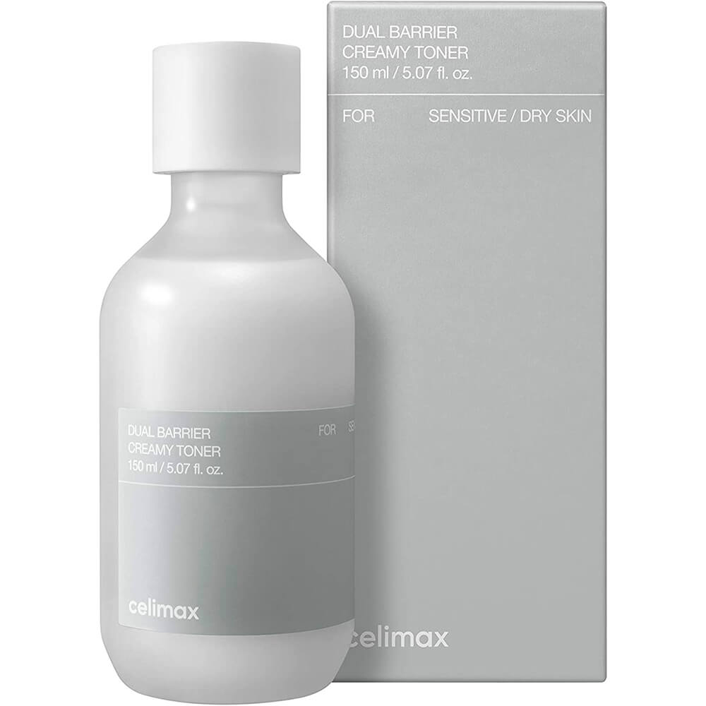 Тонер для восстановления защитного барьера Celimax Dual Barrier Creamy Toner, 150 мл some by mi успокаивающий тонер с витамином b5 и прополисом glow barrier calming toner 150 мл