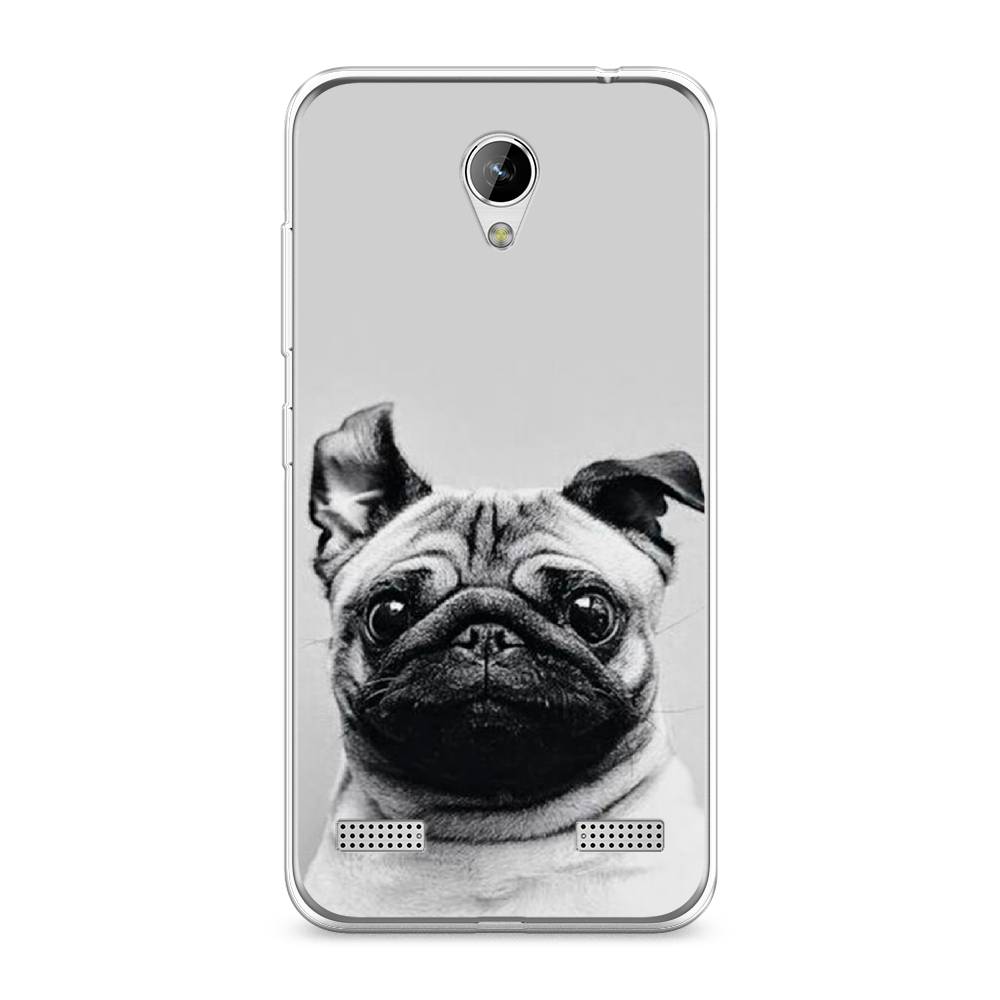 

Чехол Awog на ZTE Blade A520 / ЗТЕ Блэйд A520 "Ушастый мопс", 132050-1