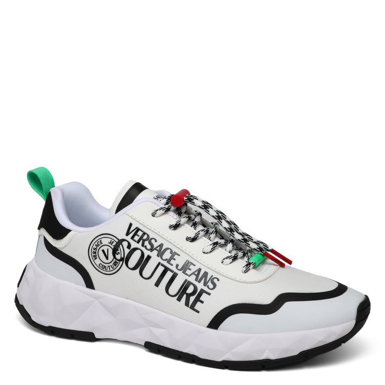 

Кроссовки мужские Versace Jeans Couture 75YA3SBA белые 44 EU, Белый, 75YA3SBA