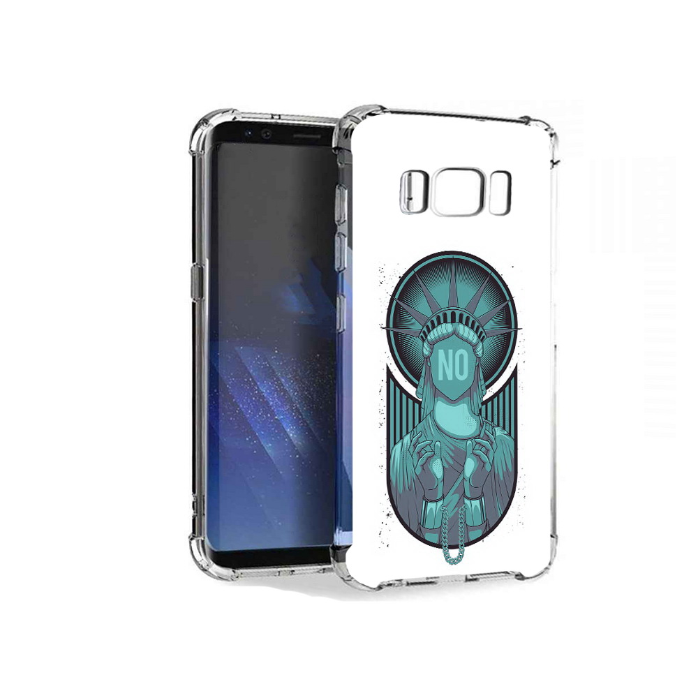 

Чехол MyPads Tocco для Samsung Galaxy S8+ статуя свободы зеленый, Tocco