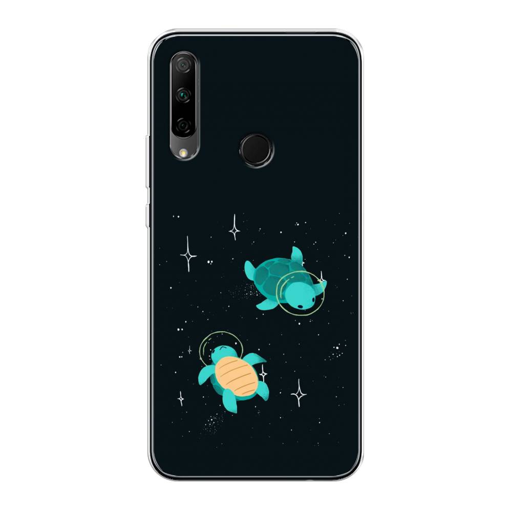

Чехол Awog на Honor 9X Premium "Черепашки космонавты", Разноцветный, 610650-4