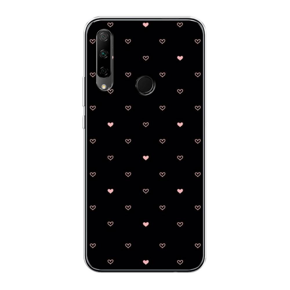 

Чехол Awog на Honor 9X Premium "Черный фон и сердечки", Разноцветный, 610650-3